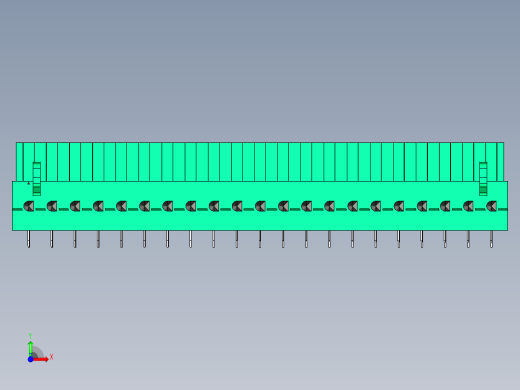 DEGSON 2EDG 系列 5.0mm 可插拔接线端子组-2EDGB-5.0-21P-14-00AH前视缩略图