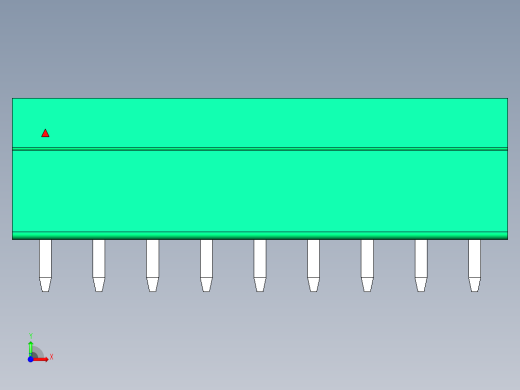 DEGSON 15EDG 系列 3.5mm 插拔式接线端子 FullPack-15EDGVC-3.5-09P-14-00AH前视缩略图