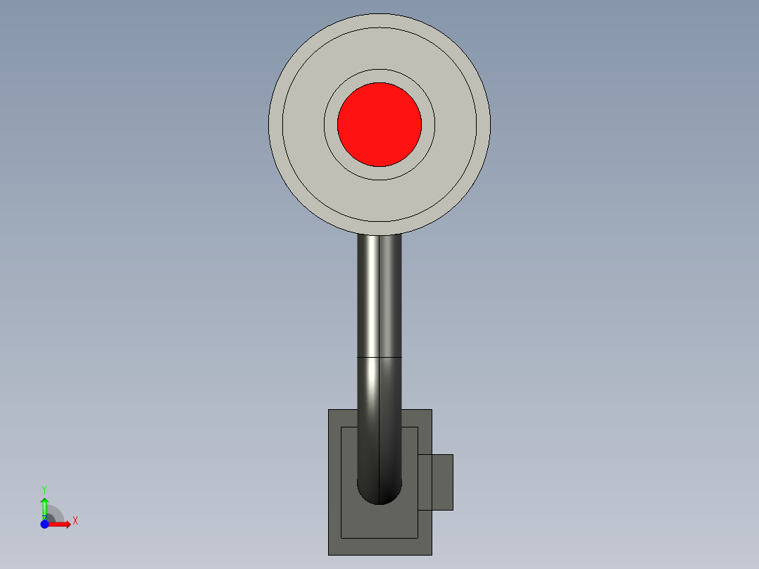 基恩士CA-DPR2_kc图纸模型前视图