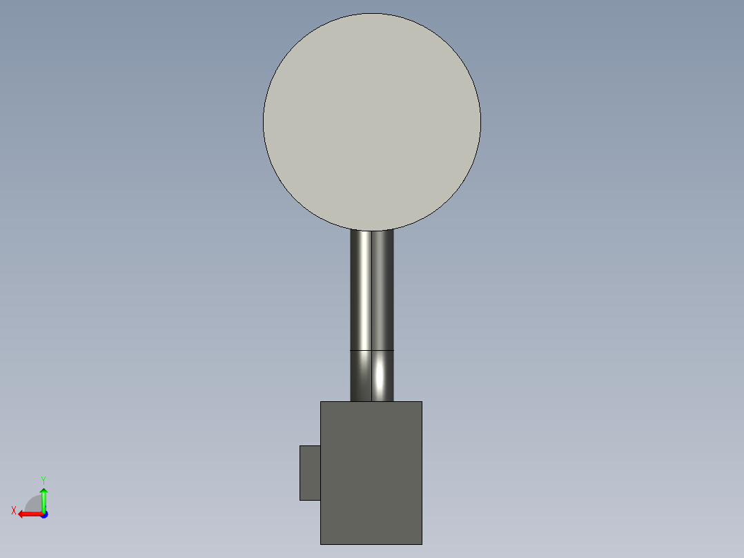 基恩士CA-DPR2_kc图纸模型后视图