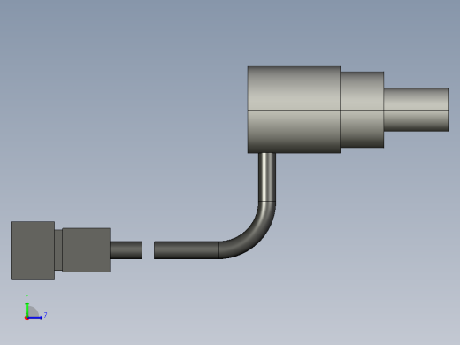 基恩士CA-DPR2_kc图纸模型左视缩略图