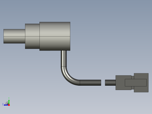 基恩士CA-DPR2_kc图纸模型右视缩略图