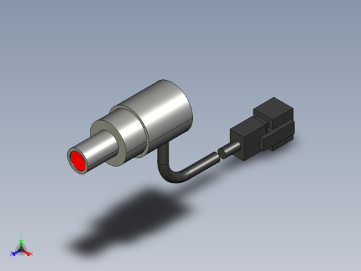 基恩士CA-DPR2_kc图纸模型正等轴测缩略图