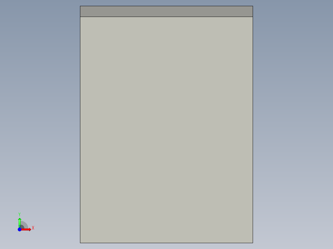 基恩士PS-45_kc图纸模型前视图