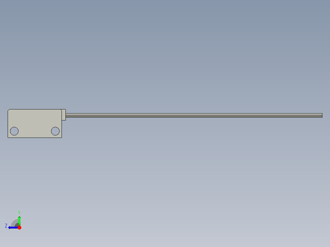 基恩士PS-45_kc图纸模型右视图