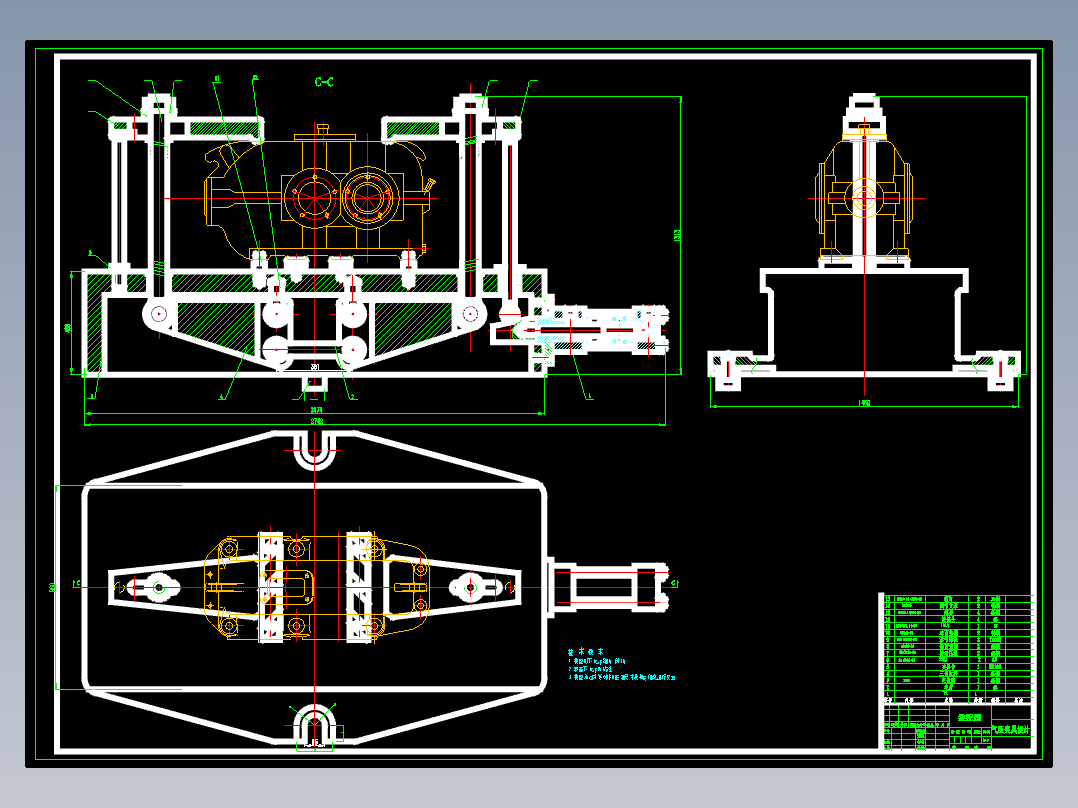 JX587-DBY250减速器箱体两侧面钻孔专用机床设计