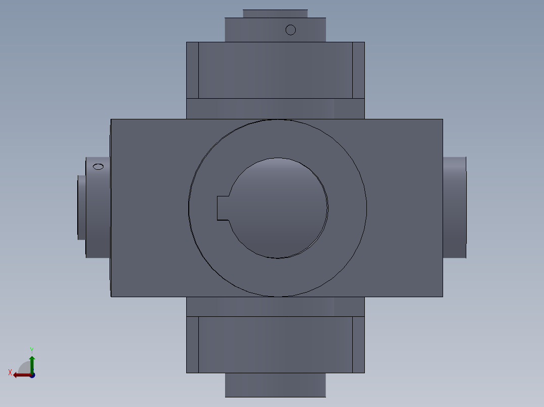 万向联轴节后视图