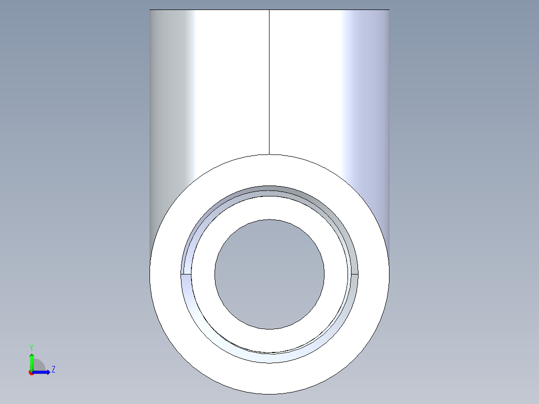 聚氯乙烯配件04-Sch80_Tee_FPTxFPTxFPT_805-005_0.5in左视图