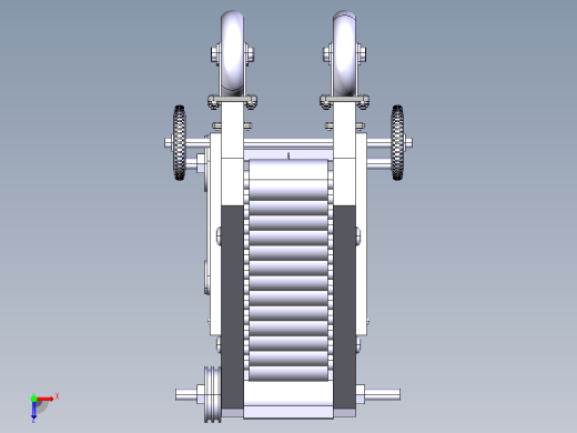 玉米粒运输机构俯视缩略图