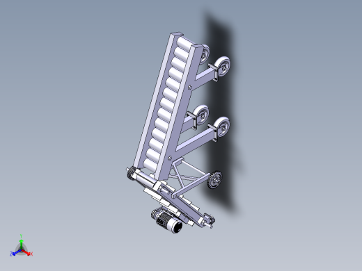 玉米粒运输机构正等轴测缩略图