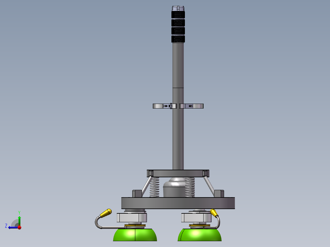药品检测用试管架右视图