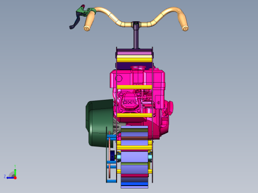 履带滑雪场雪地摩托右视缩略图