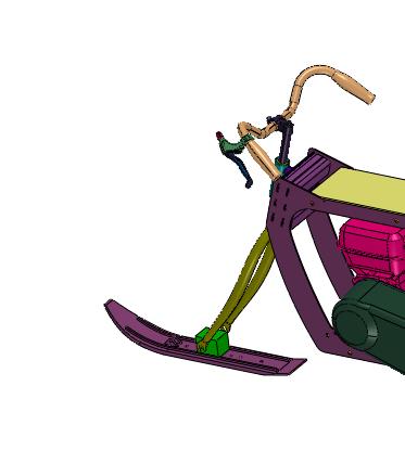 履带滑雪场雪地摩托