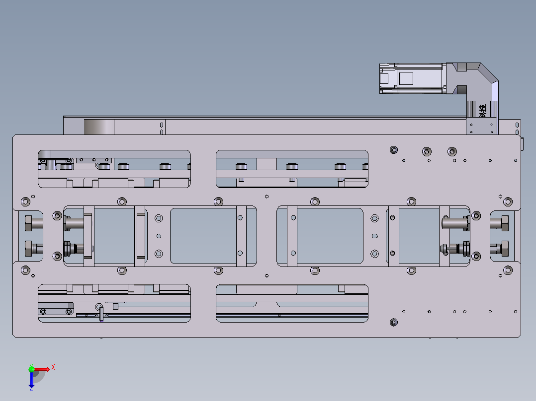 单向三级伸缩货叉
