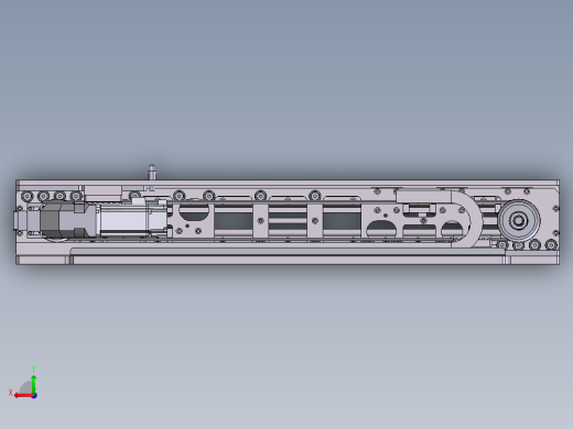 单向三级伸缩货叉后视缩略图