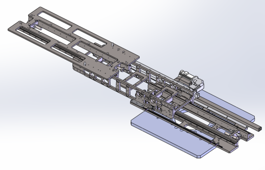 单向三级伸缩货叉缩略图