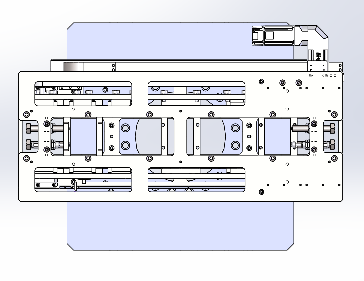 单向三级伸缩货叉