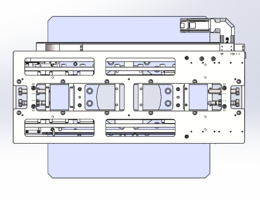 单向三级伸缩货叉缩略图