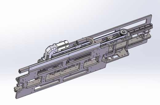 单向三级伸缩货叉缩略图