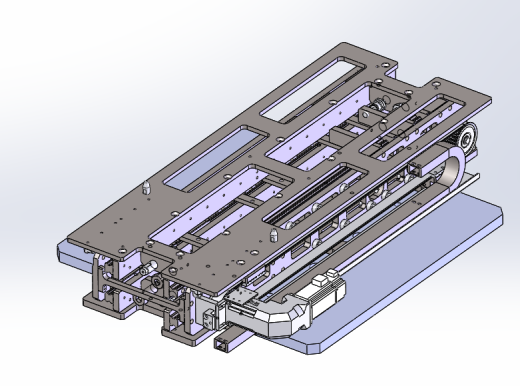 单向三级伸缩货叉缩略图