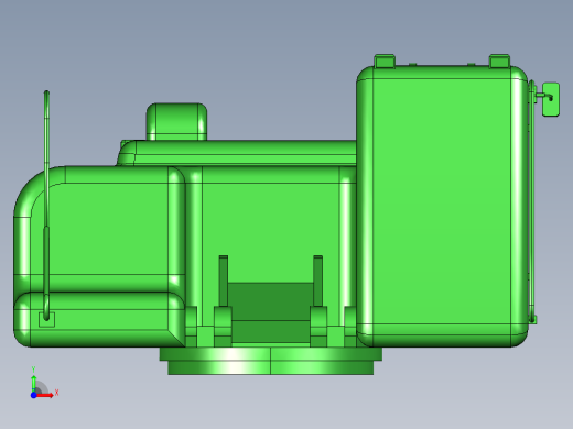 0.5m³液压挖掘机工作装置设计【含三维UG+9张CAD图+文档资料】前视缩略图