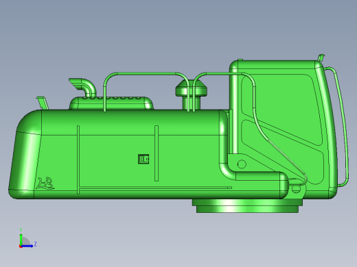 0.5m³液压挖掘机工作装置设计【含三维UG+9张CAD图+文档资料】左视缩略图