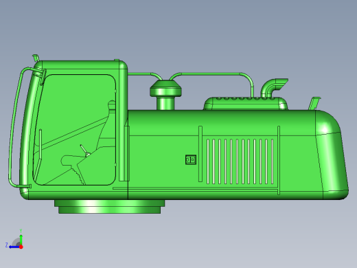 0.5m³液压挖掘机工作装置设计【含三维UG+9张CAD图+文档资料】右视缩略图