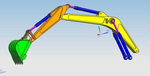 0.5m³液压挖掘机工作装置设计【含三维UG+9张CAD图+文档资料】缩略图