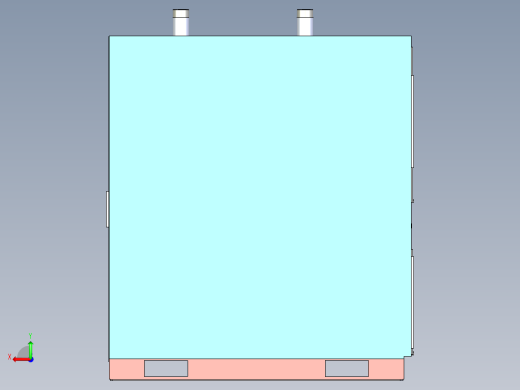 冷冻式空气干燥机模型后视缩略图