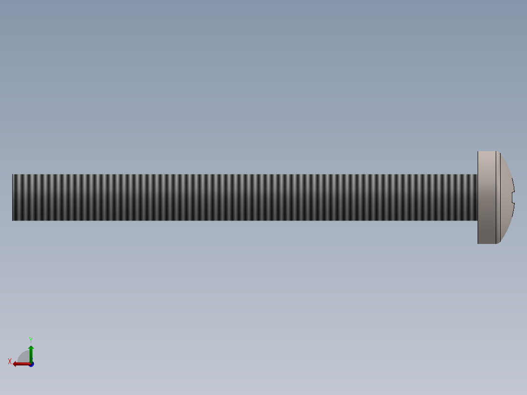 螺丝 M2 x 十字盘头-M2 x 20 Screw head.SLDPRT后视图