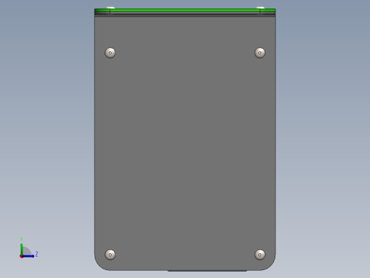多功能钣金桌左视缩略图