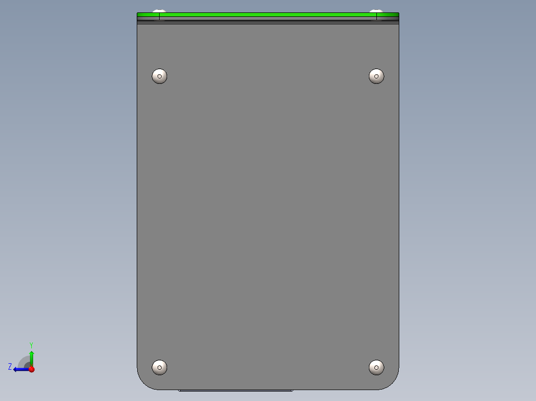 多功能钣金桌右视图