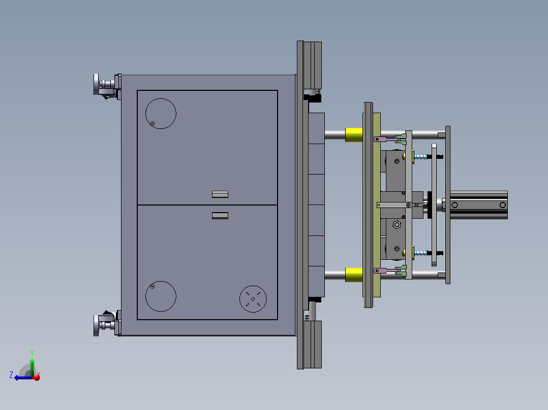 广告印刷机sw18可编辑前视图