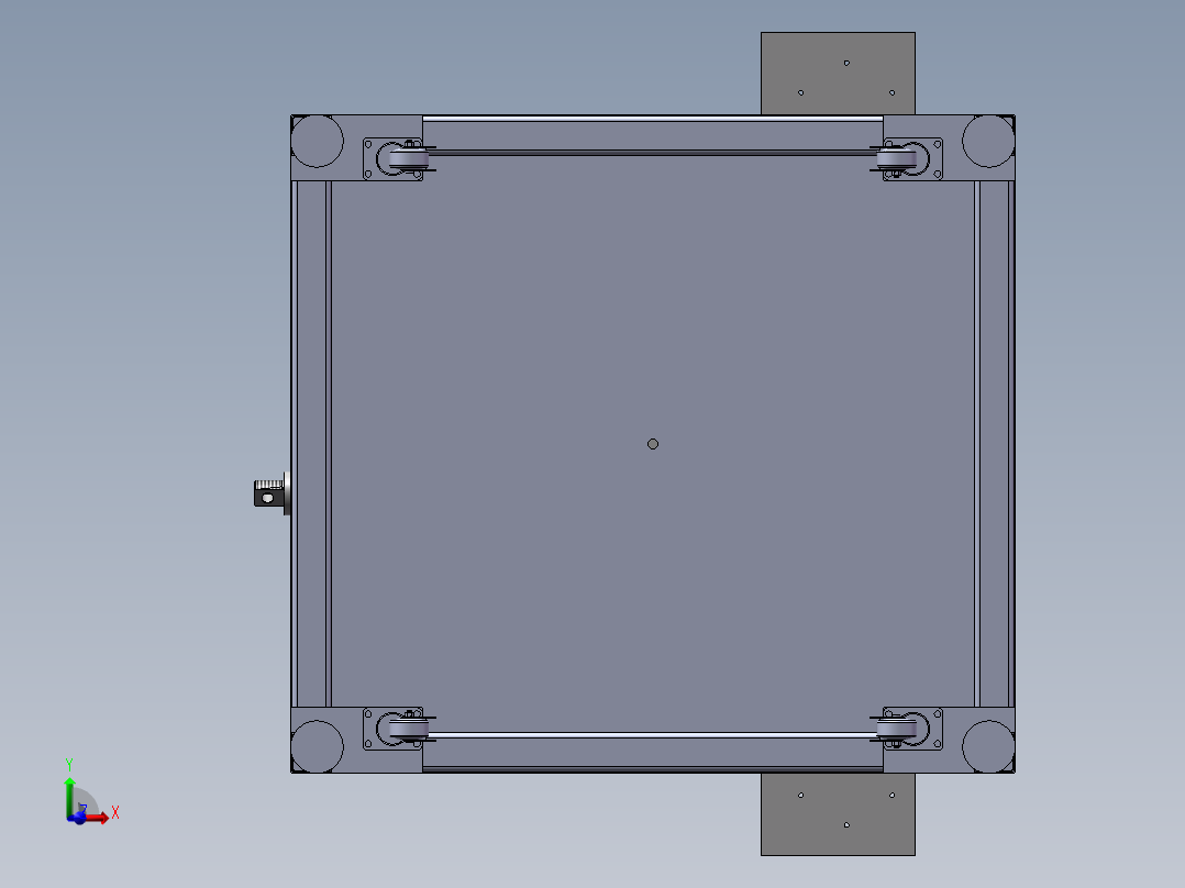 广告印刷机sw18可编辑左视图