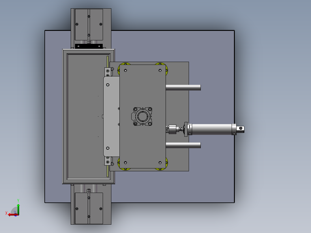 广告印刷机sw18可编辑右视图