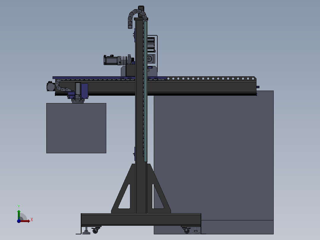 龙门码垛机械臂sw20可编辑前视图
