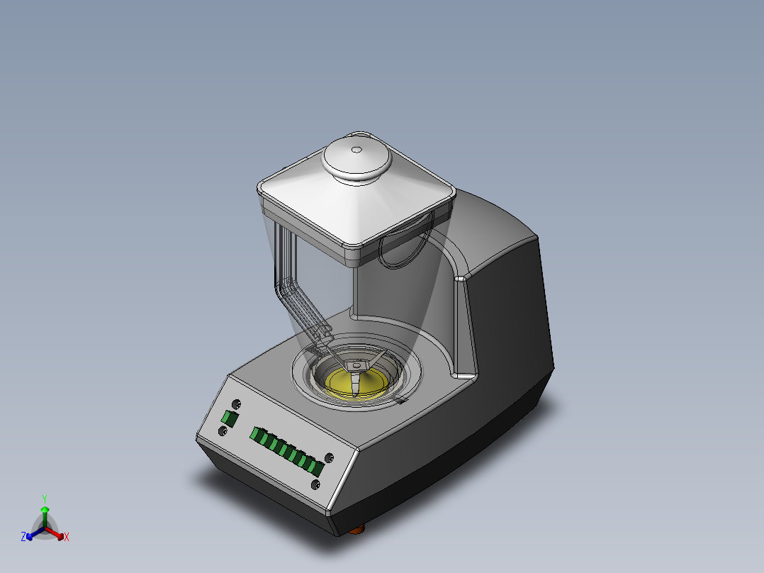 2023.02月-厨房搅肉机sw22可编辑正等轴测图