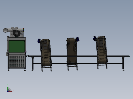 乳胶漆油桶输送线sw17可编辑前视缩略图