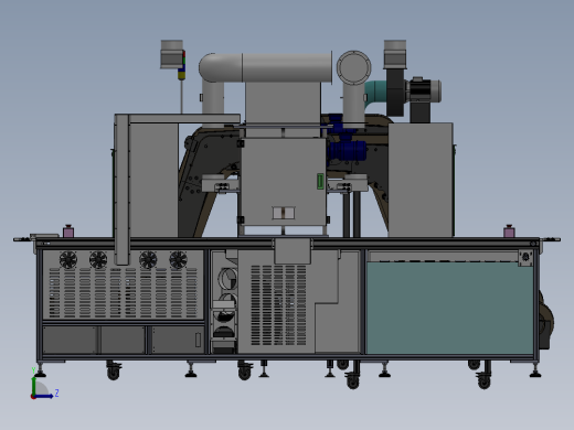 乳胶漆油桶输送线sw17可编辑左视缩略图