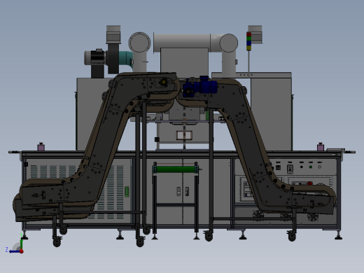 乳胶漆油桶输送线sw17可编辑右视缩略图