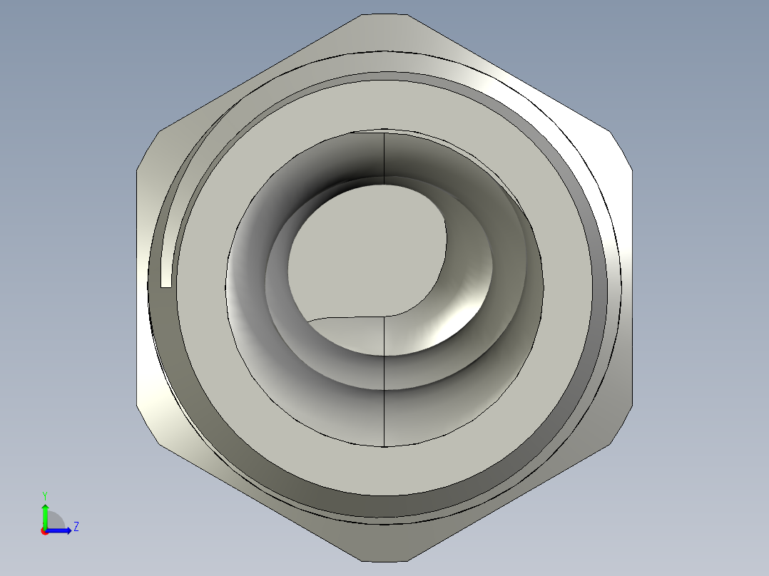 螺旋喷嘴左视图