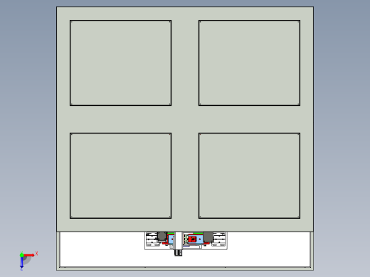 玻璃厚度检测机俯视缩略图
