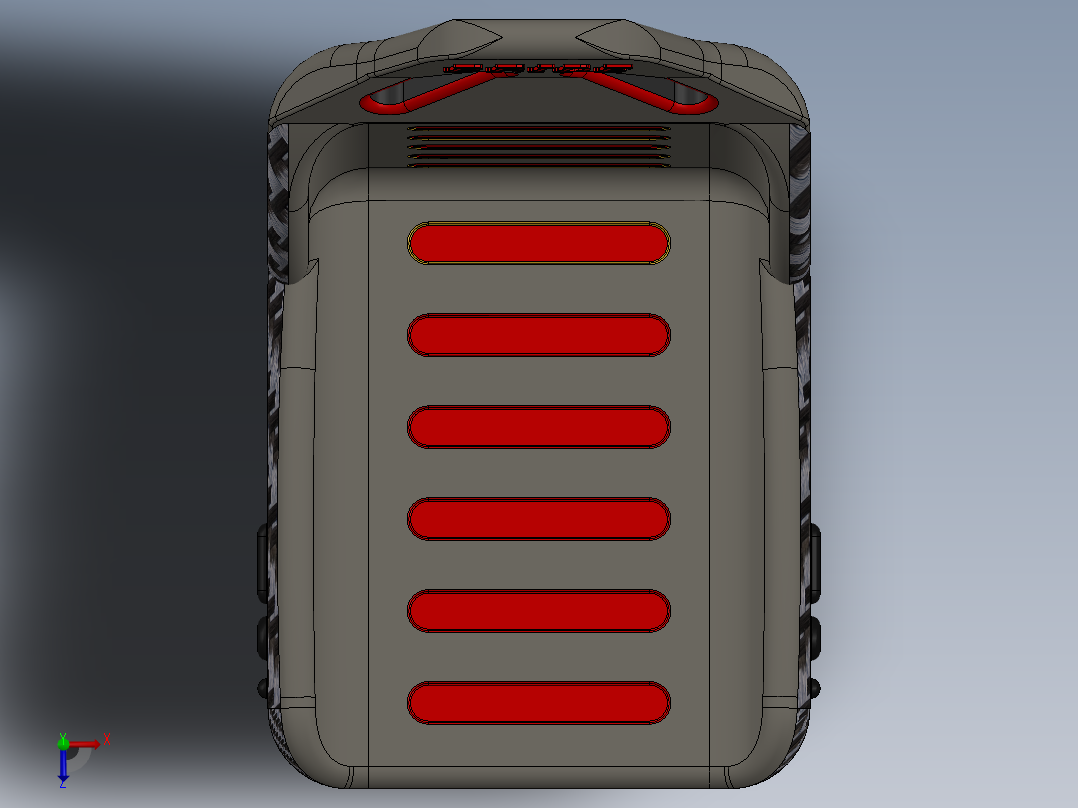 汽车座椅(6)俯视图