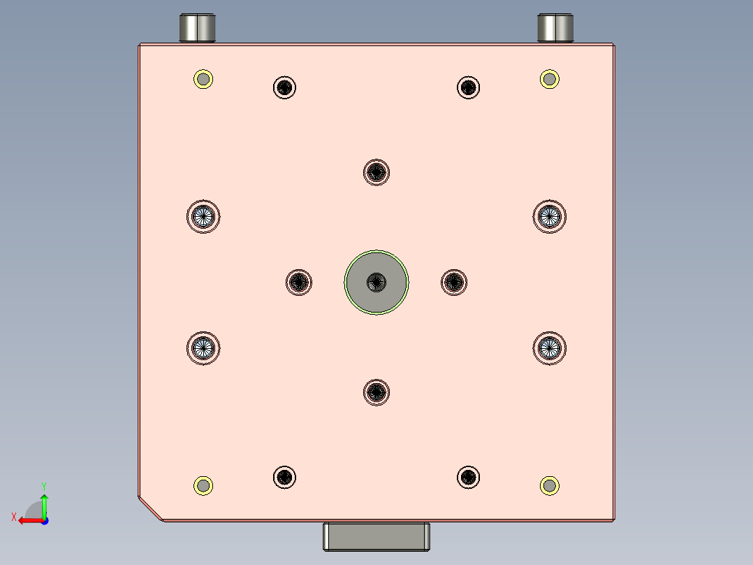 注塑模具、模具(92)后视图