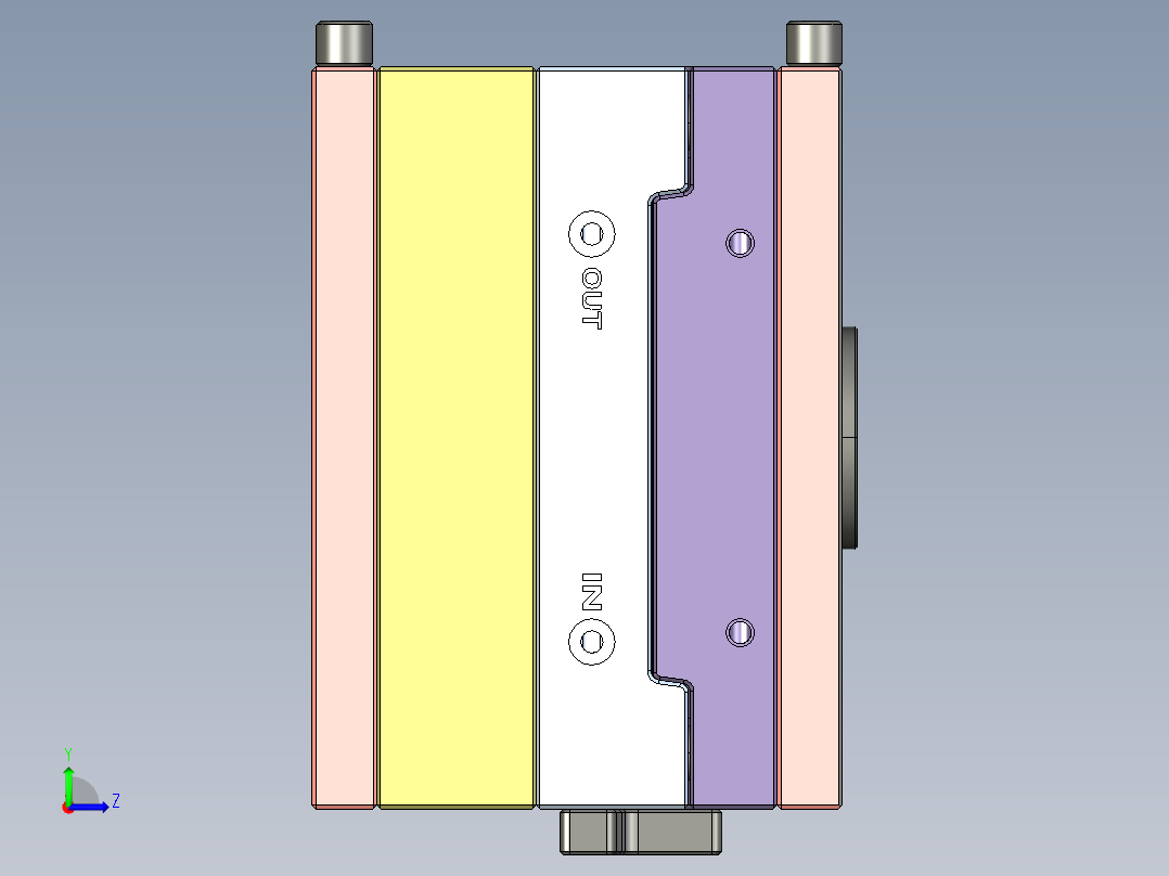 注塑模具、模具(92)左视图