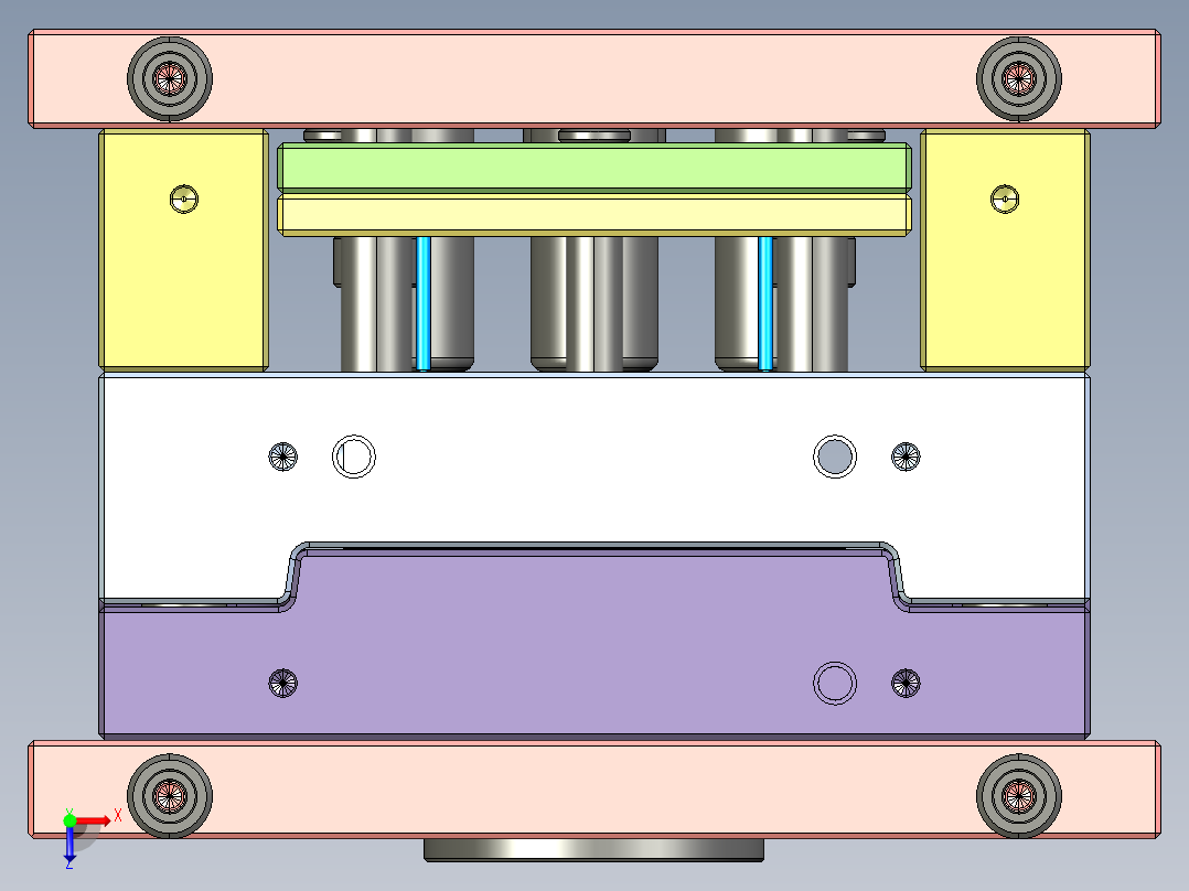 注塑模具、模具(92)俯视图