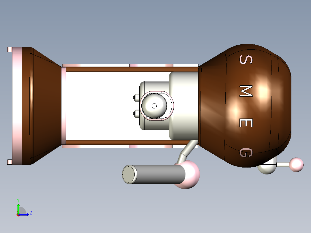 B2005310-浓缩咖啡机左视图