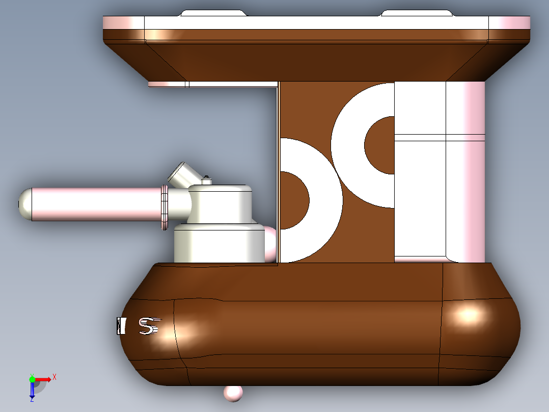 B2005310-浓缩咖啡机俯视图