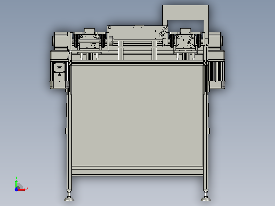 框架+线体前视图