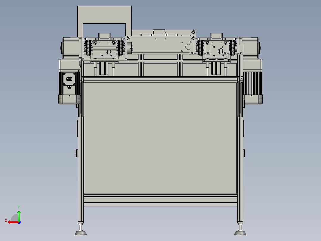 框架+线体后视图